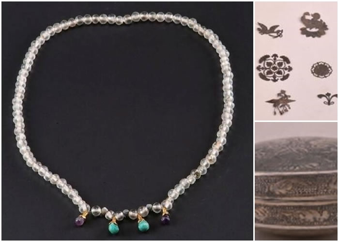 陕西西安发现完整唐代墓,在文物中一条水晶项链极精美,专家推测墓主的祖先极有可能出自中亚“米国”。