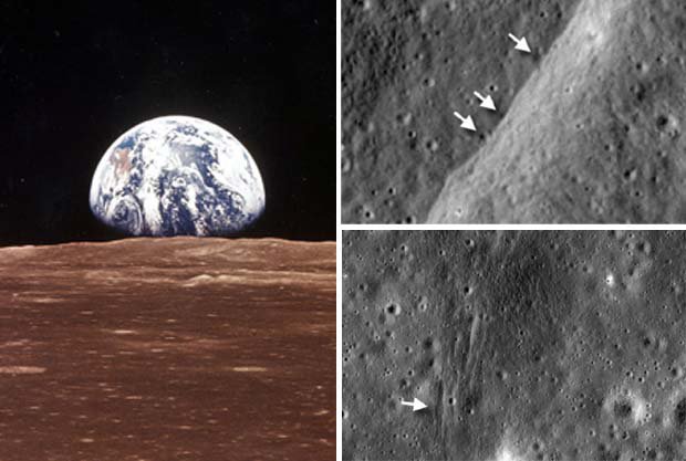 月球表面出现数千条裂缝 元凶可能是地球引力