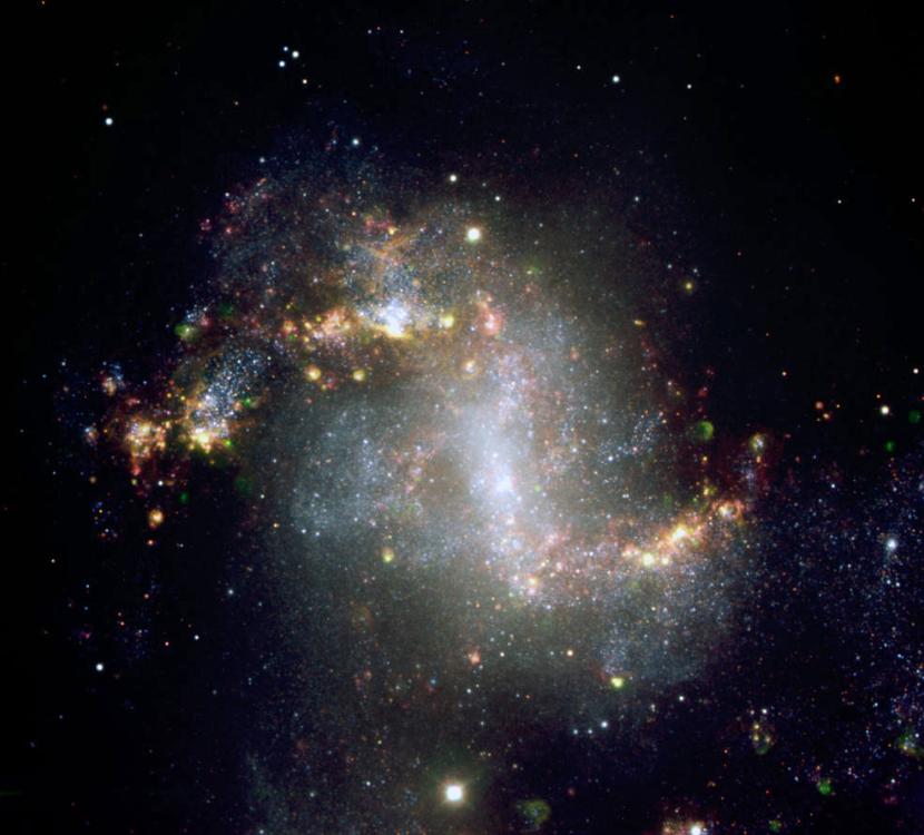 NGC 1313��ϵ���ĵ���