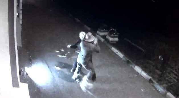 两人发生肢体碰撞