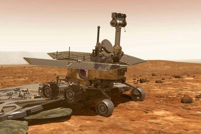 机遇号一直处于奋进撞击坑的西部边缘活动,这个撞击坑直径为22公里