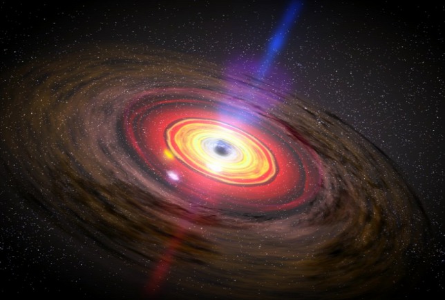 SAGE0536AGN星系中心超大质量黑洞规模为推测的30倍