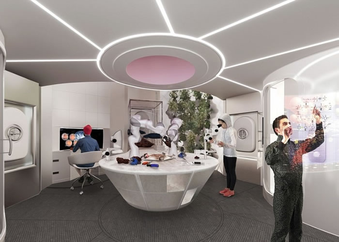 届时人类在居所生活的构想图