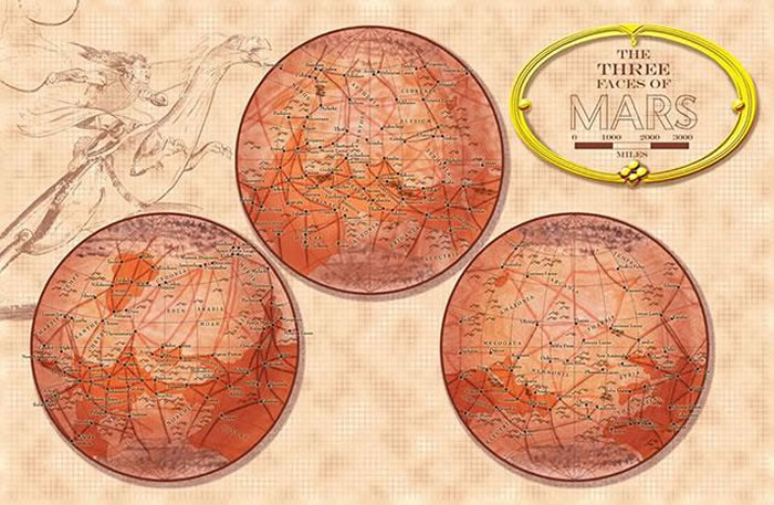 1877年,意大利天文学家乔瓦尼-夏帕瑞丽认为火星上凹槽可能是运河,这个说法是对火星存在文明的一种尝试