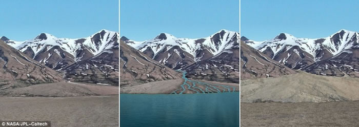 �����������ܵĵ�ò������ͼ�����˻�������ɽ�ܱߵ�������������ͼƬ�����ڵ���֮�ϲ���������������ӹ�����ͼ��ʾ���Ǹ��������Σ���ͼ��ʾ���ǳ�ʪ�����Σ���ˮ�����֣�