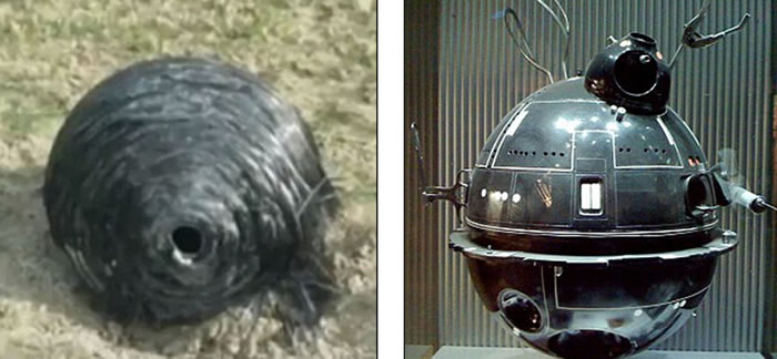这个神秘黑球与《星球大战》中的审讯者机器人IT-O Interrogator极为相似。