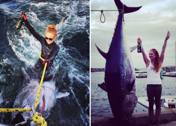 乔特的“香槟骑鱼照”(图左)曝光后,遭外界炮轰