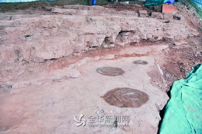 义乌恐龙足迹发现现场