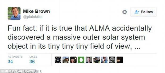 ��������ѧԺ�����ǿ�ѧ�����ˡ�����(Mike Brown) ��Ϊ���������Ǹ��������ڣ�����Ϊ����ͳ��ѧ�ϴ�������