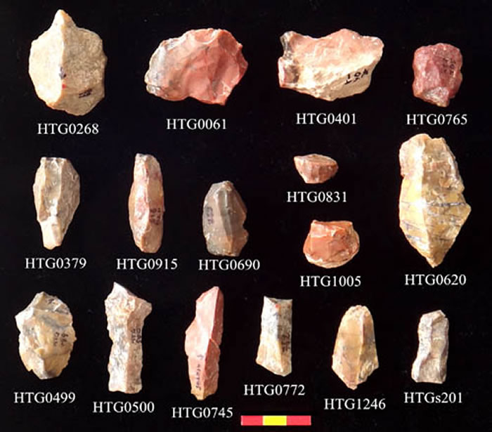 图4 黑土沟遗址出土的石制品 (卫奇供图)