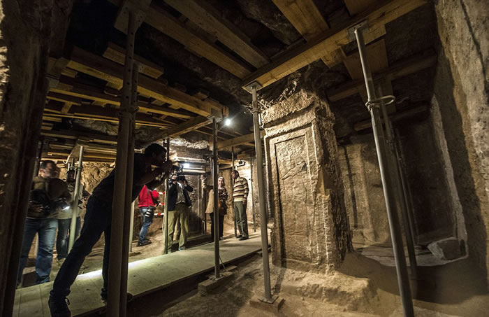 埃及法老王图坦卡蒙奶妈玛雅(Maia)的墓穴日前向公众开放,这是其自1996年被发现以来首次对外开放。