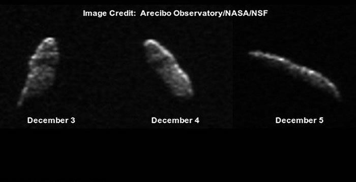 小行星2003 SD220将在圣诞节前夕飞过地球