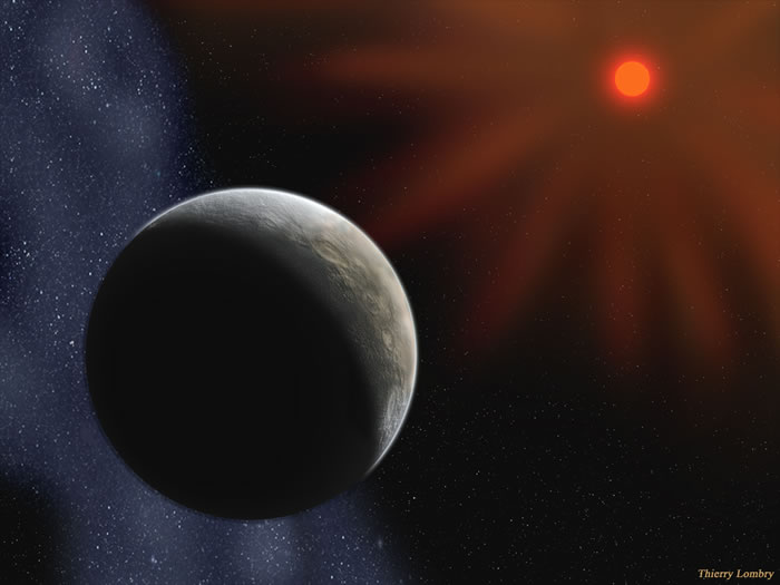 系外行星OGLE-2005-BLG-390Lb艺术效果图