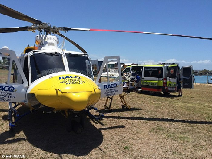 澳洲昆士兰男子捕鱼时被3米长鲨鱼攻击