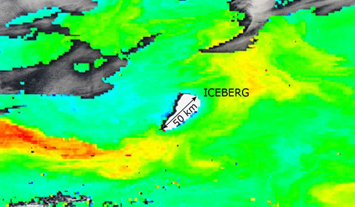 冰山忙与气候变化做斗争