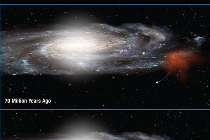 “史密斯云”“离家出走”7000万年后正以每小时近113万公里的高速回归银河系