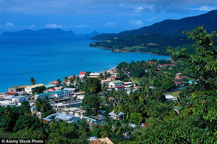 �������ڼ��ձȺ��������ǹ̵�(Carriacou)������һֻ��������Ĺ���