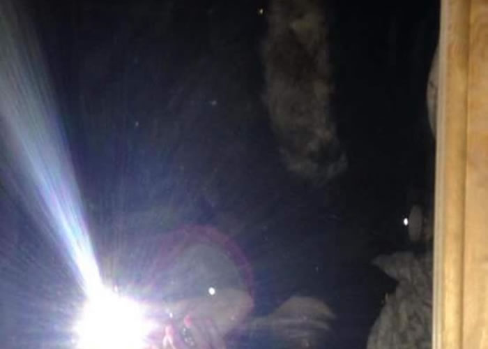 米切尔对着镜自拍,结果见到鬼影。