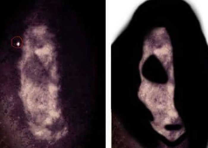 该鬼影看似撒旦。