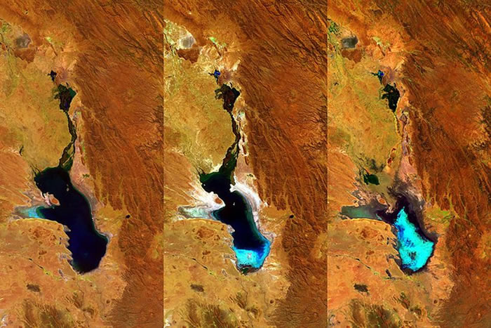 玻利维亚第二大湖泊波波湖已完全蒸发