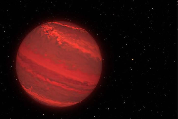 2M1207b所在的系统是一颗褐矮星,轨道半径为50亿英里,褐矮星被命名为2M1207,该系统距离地球大约170光年