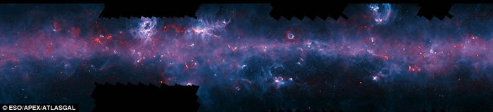 欧洲南方天文台发布迄今最详尽的银河系天图