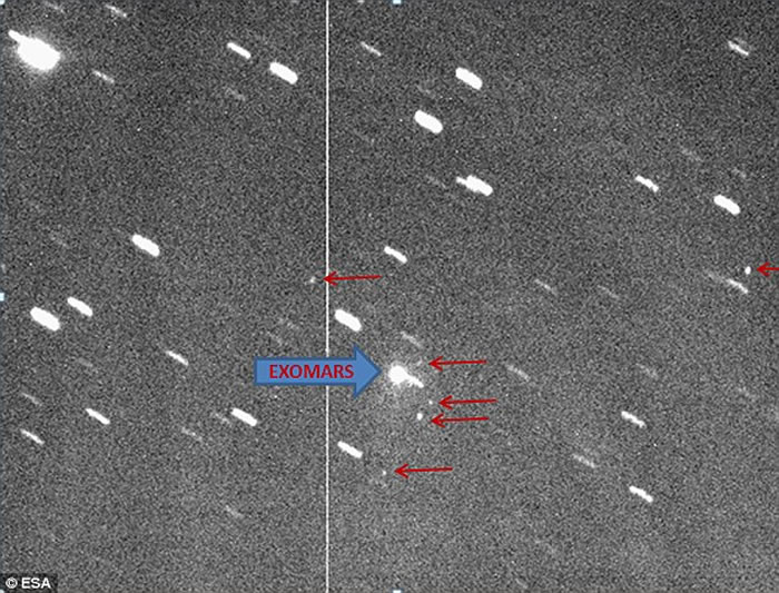 小行星猎人偶然发现欧洲和俄罗斯火星太空生物航天器飞离地球