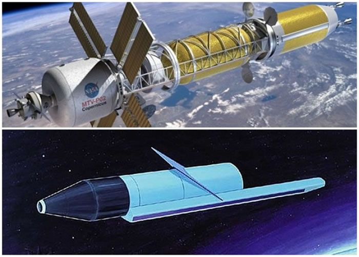 美俄分别研究以核推动的火箭,务求更快到达火星。