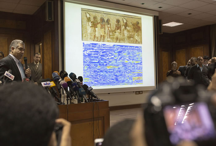 埃及法老图坦卡蒙陵墓藏两密室 本月底再扫描探秘