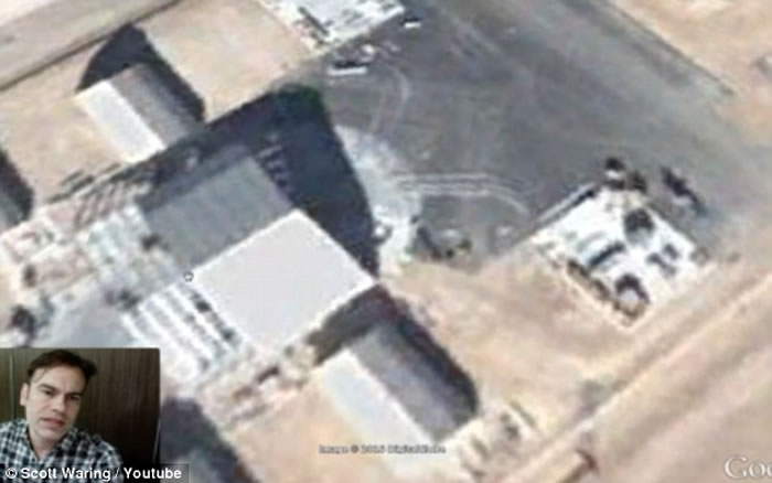 Google地图发现美国“第51区”停泊酷似《星球大战》千年隼号的不明飞行物体