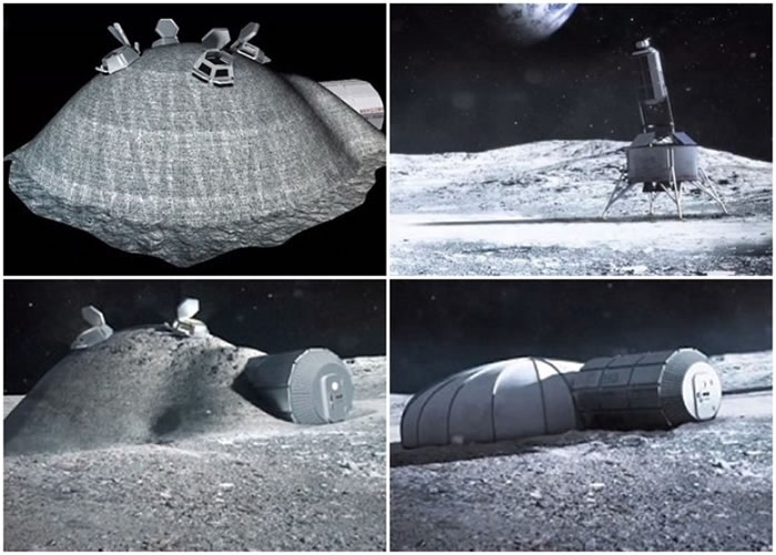 ESA计划利用月球上的天然资源,建立月面基地。