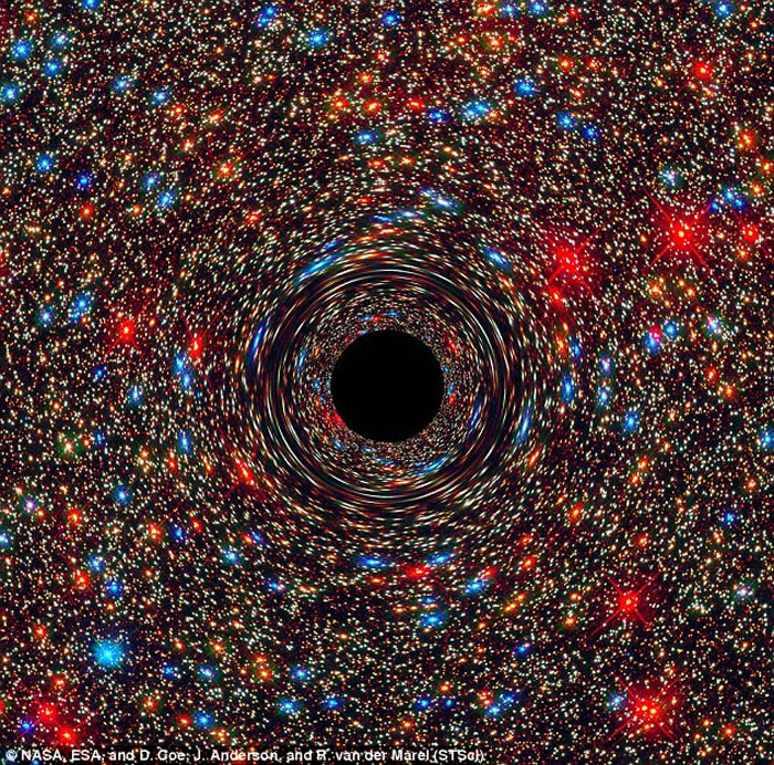 天文学家马中佩在NGC 1600星系中心发现几乎破纪录的超大质量黑洞