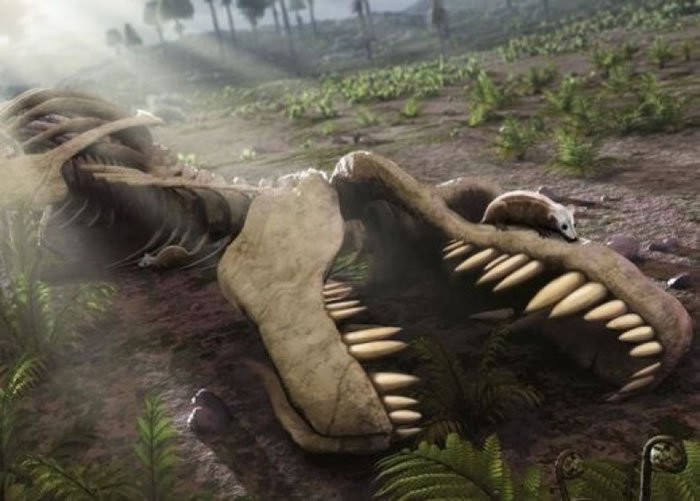 恐龙早已因无法适应地球环境变化而逐渐减少。