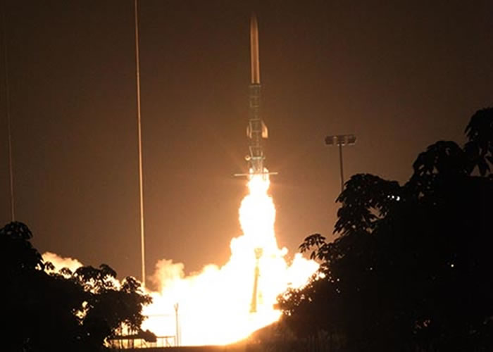 “鲲鹏1-B”探空火箭成功发射。