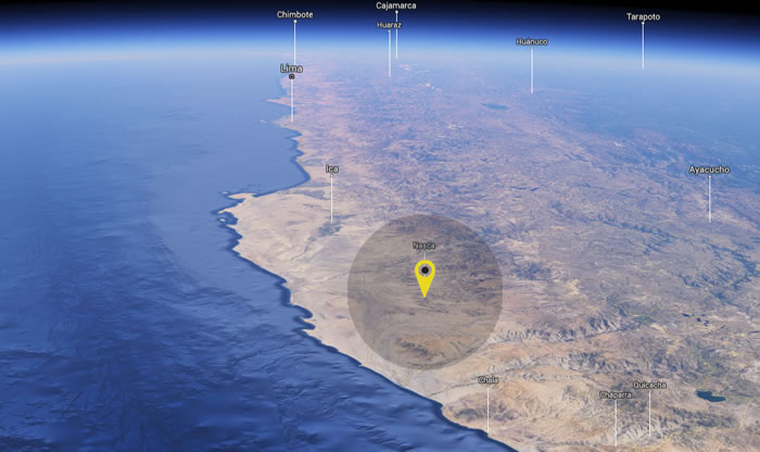 秘鲁纳斯卡线新发现:2000年前“长舌动物”神秘地画