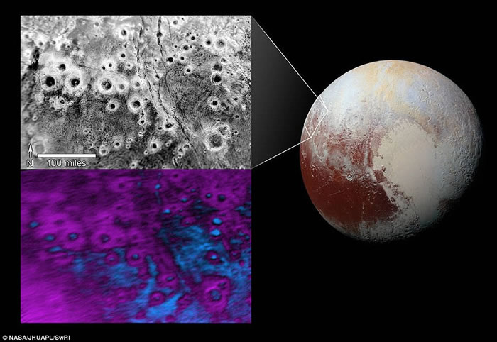 冥王星上发现光晕状环形山