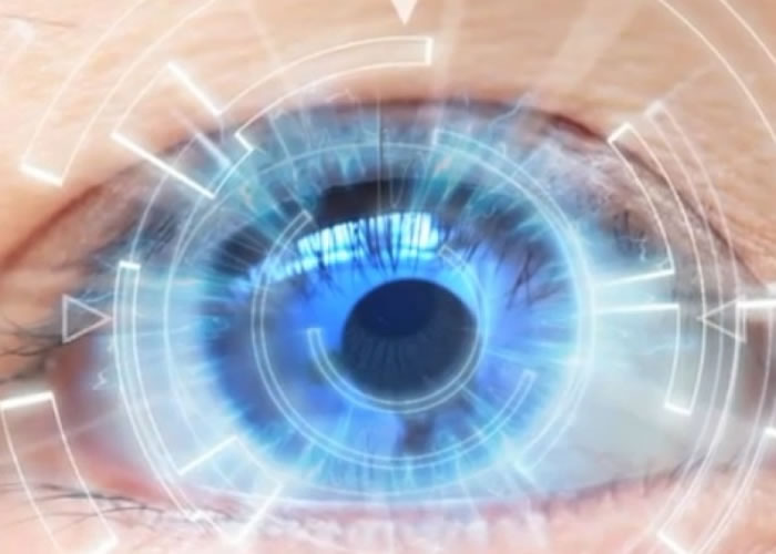 以隐形眼镜录影,十足电影中的特工。