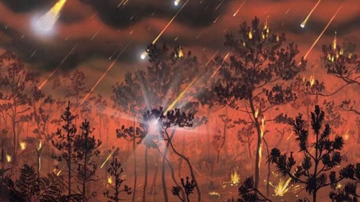 撞击溅射物大规模降落回地球,引发一场灾难