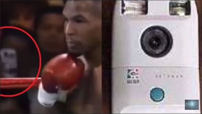 时光旅行是真的吗:拳王泰森1995年拳赛中竟出现智能手机?