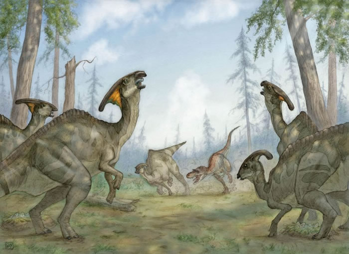 鸭嘴龙是最成功的素食恐龙物种 颚骨和牙齿能够完美地适应坚硬食物