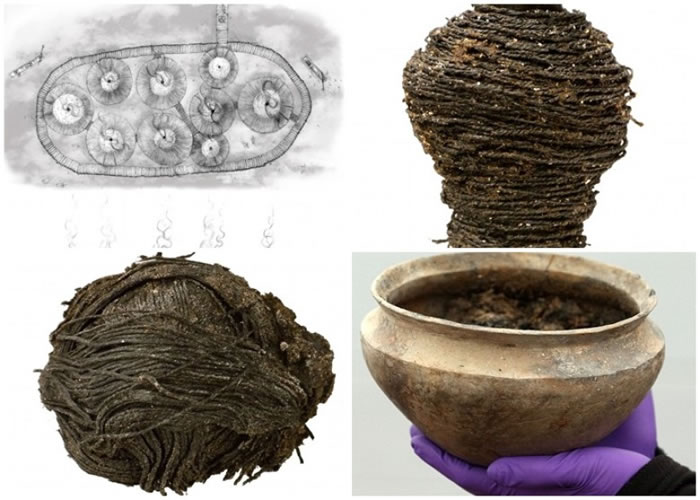 考古学家掘出多件古文物。