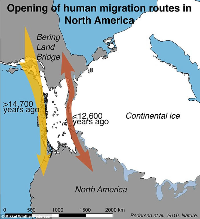 新研究称人类冰河时期通过白令陆桥进入美洲的传统观念不正确