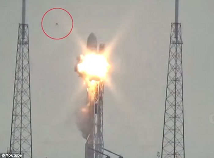 SpaceX猎鹰9号火箭爆炸 马斯克:不排除UFO所为