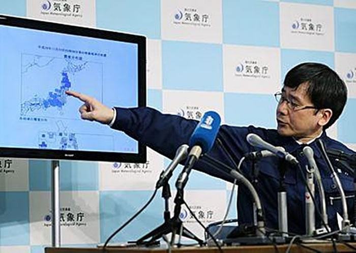 中村浩二指,今次地震相信是东日本大地震的余震。