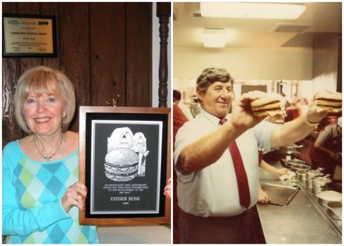 麦当劳说Big Mac是罗斯(左)起的名字,但德利加蒂(右)的家人并不同意。