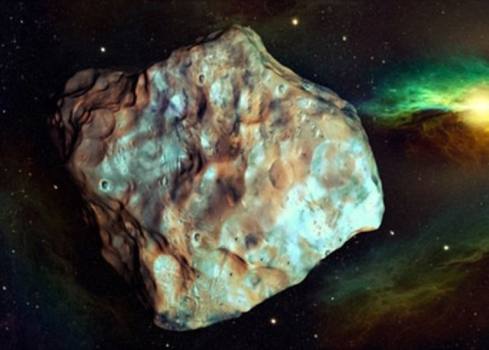 专家模拟“2006XD2”的形态。