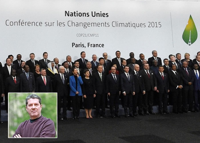 贝茨(小图)踢爆NOAA的报告,有误导巴黎气候峰会各国领袖之嫌。