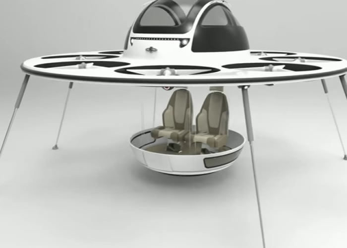 “I.F.O.”内设两个座位。