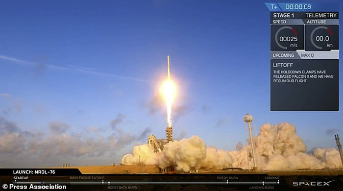 ����̫��̽���Ƽ���˾��SpaceX���״�������·��� Ϊ��������������