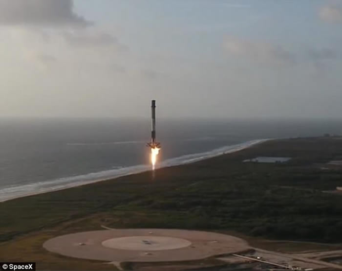 ����̫��̽���Ƽ���˾��SpaceX���״�������·��� Ϊ��������������